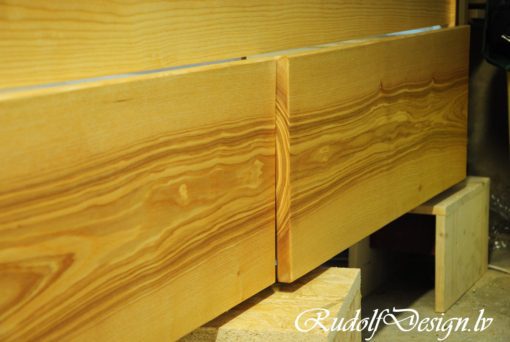 Massivholzbett Wenge – Bild 5