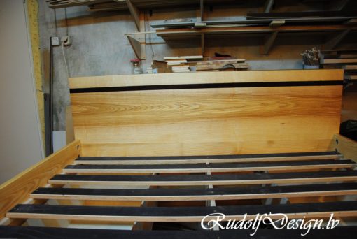 Massivholzbett Wenge – Bild 6