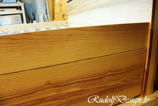 Massivholzbett Wenge – Bild 8